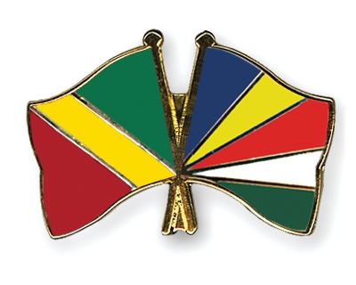 Fahnen Pins Kongo-Republik Seychellen