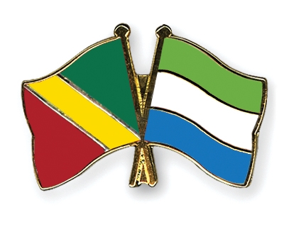 Fahnen Pins Kongo-Republik Sierra-Leone