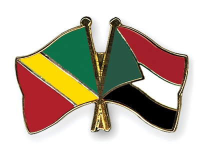 Fahnen Pins Kongo-Republik Sudan