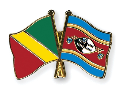 Fahnen Pins Kongo-Republik Swasiland