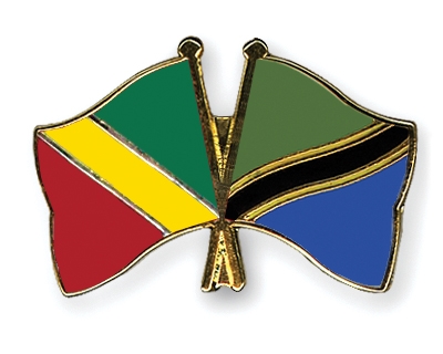 Fahnen Pins Kongo-Republik Tansania