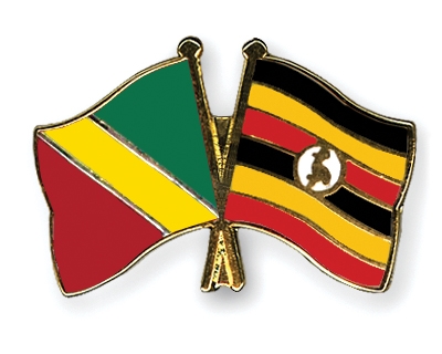 Fahnen Pins Kongo-Republik Uganda