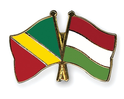 Fahnen Pins Kongo-Republik Ungarn