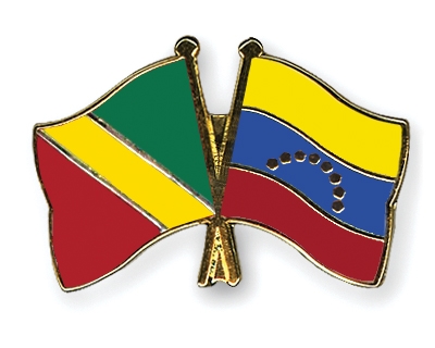 Fahnen Pins Kongo-Republik Venezuela