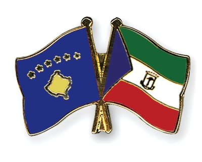 Fahnen Pins Kosovo quatorialguinea