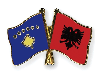 Fahnen Pins Kosovo Albanien