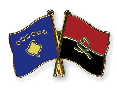 Fahnen Pins Kosovo Angola