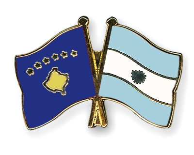 Fahnen Pins Kosovo Argentinien
