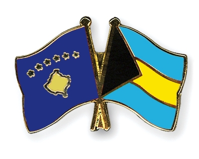 Fahnen Pins Kosovo Bahamas