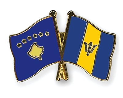 Fahnen Pins Kosovo Barbados