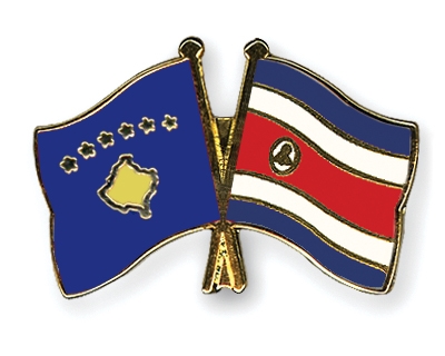 Fahnen Pins Kosovo Costa-Rica