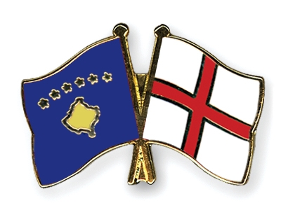 Fahnen Pins Kosovo England