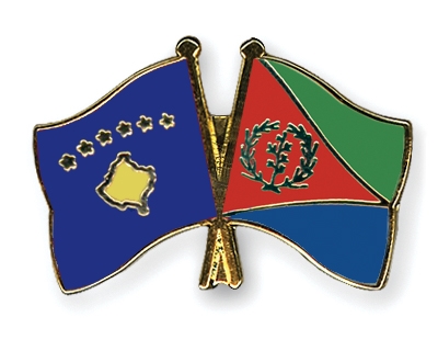 Fahnen Pins Kosovo Eritrea