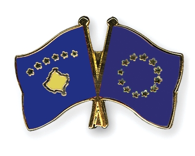 Fahnen Pins Kosovo Europa