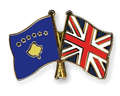 Fahnen Pins Kosovo Grossbritannien