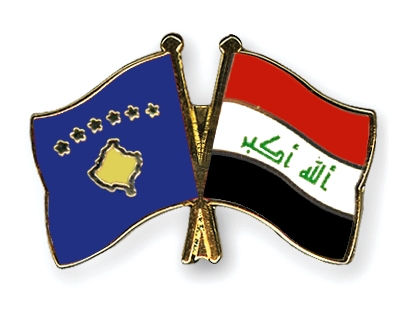 Fahnen Pins Kosovo Irak
