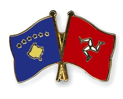 Fahnen Pins Kosovo Isle-of-Man