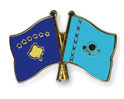 Fahnen Pins Kosovo Kasachstan
