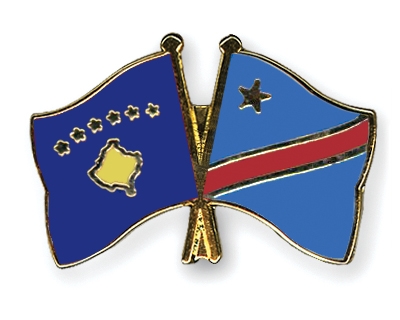 Fahnen Pins Kosovo Kongo-Demokratische-Republik