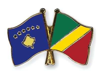 Fahnen Pins Kosovo Kongo-Republik