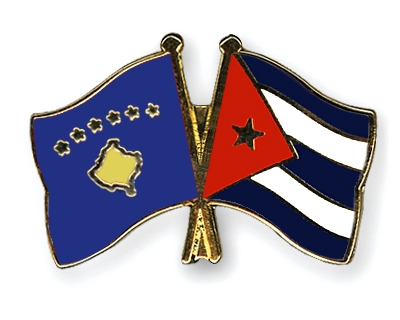 Fahnen Pins Kosovo Kuba