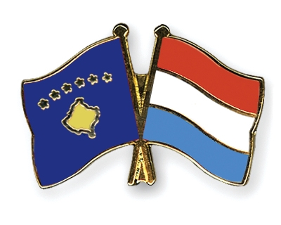 Fahnen Pins Kosovo Luxemburg