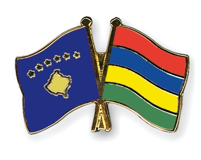 Fahnen Pins Kosovo Mauritius