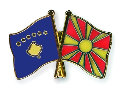 Fahnen Pins Kosovo Mazedonien