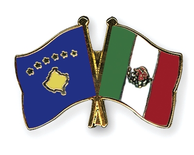 Fahnen Pins Kosovo Mexiko
