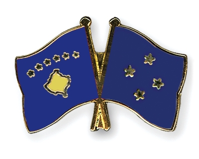 Fahnen Pins Kosovo Mikronesien