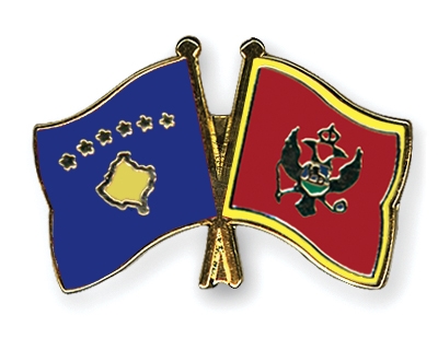 Fahnen Pins Kosovo Montenegro