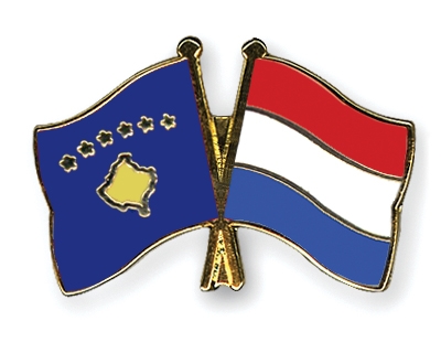 Fahnen Pins Kosovo Niederlande