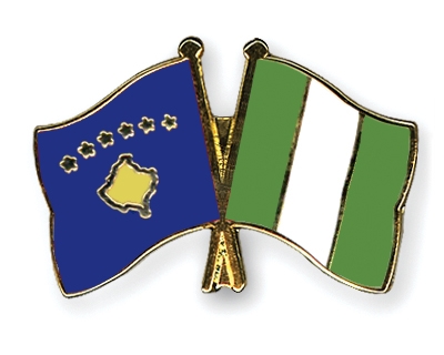 Fahnen Pins Kosovo Nigeria