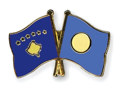Fahnen Pins Kosovo Palau