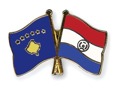 Fahnen Pins Kosovo Paraguay