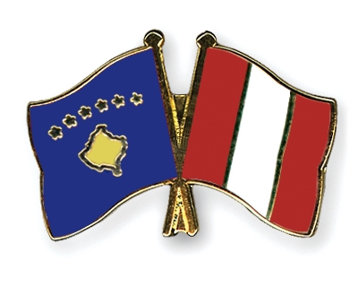 Fahnen Pins Kosovo Peru