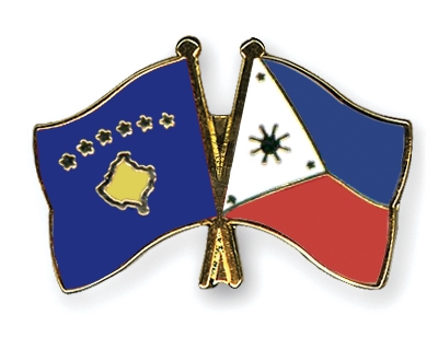 Fahnen Pins Kosovo Philippinen
