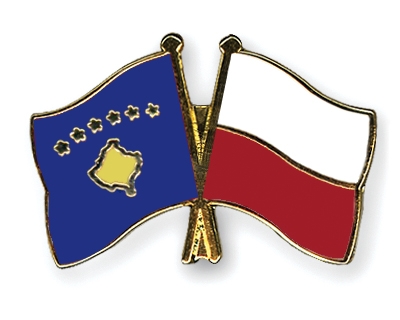 Fahnen Pins Kosovo Polen