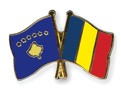 Fahnen Pins Kosovo Rumnien