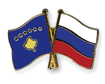 Fahnen Pins Kosovo Russland
