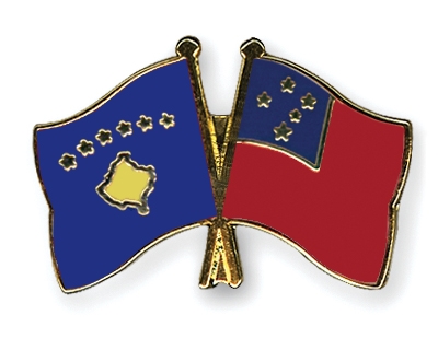 Fahnen Pins Kosovo Samoa