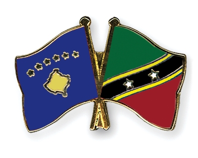 Fahnen Pins Kosovo St-Kitts-und-Nevis