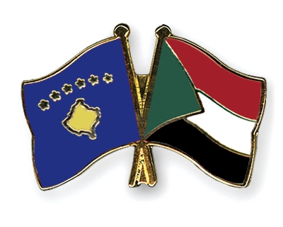 Fahnen Pins Kosovo Sudan