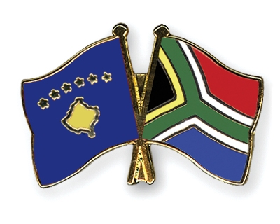 Fahnen Pins Kosovo Sdafrika