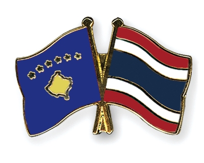 Fahnen Pins Kosovo Thailand