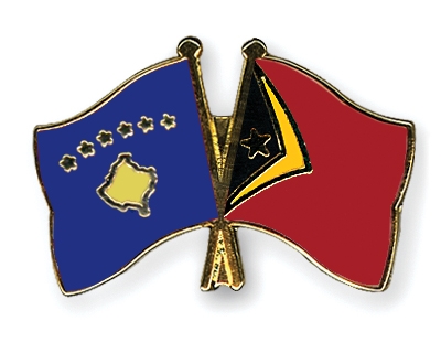 Fahnen Pins Kosovo Timor-Leste