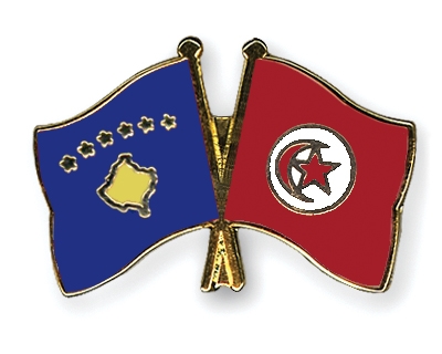 Fahnen Pins Kosovo Tunesien
