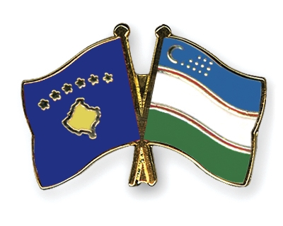 Fahnen Pins Kosovo Usbekistan