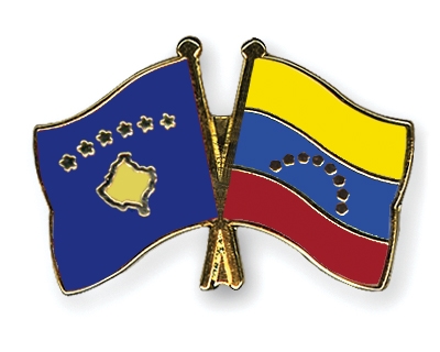 Fahnen Pins Kosovo Venezuela