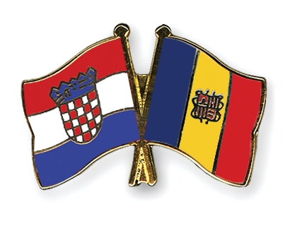 Fahnen Pins Kroatien Andorra